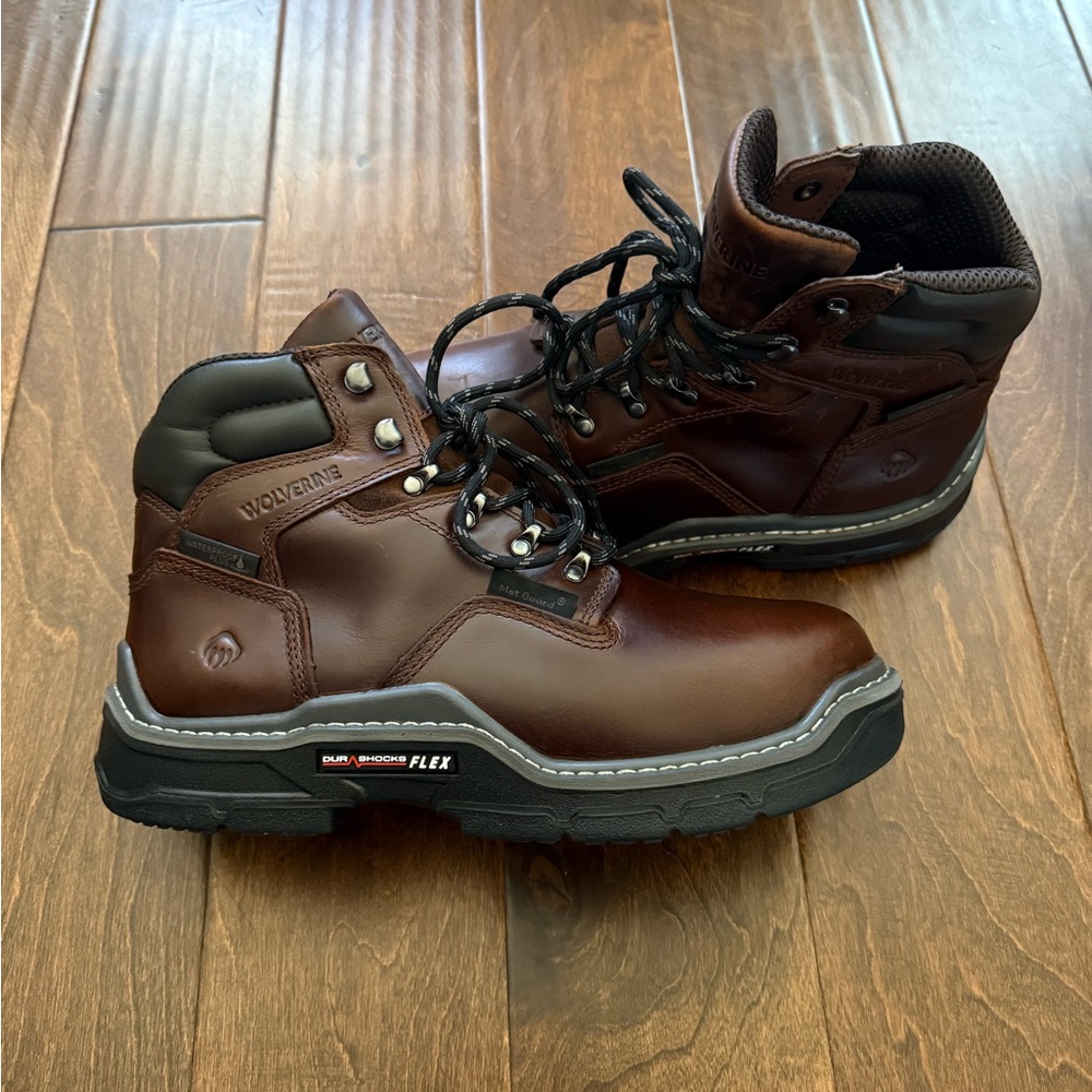 Wolverine MEN'S 9.5M RAIDER DURASHOCKS® WATERPROOF 6" CARBONMAX® WORK BOOT